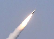 Imagem de Norte-coreanos lançaram mísseis no Mar do Japão