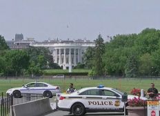 Imagem de Pessoa é detida após invadir área externa da Casa Branca