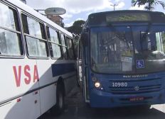Imagem de Nove pessoas ficam feridas em acidente com dois ônibus no Dique do Tororó