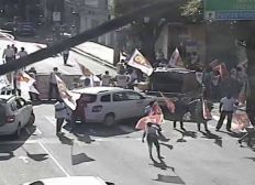 Imagem de Manifestantes invadem pista na Avenida Sete de Setembro
