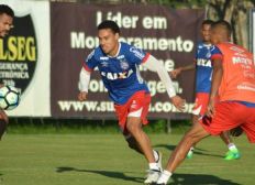Imagem de Em treino sem goleiros, Bahia se prepara para enfrentar o Atlético-PR