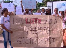 Imagem de Grupo protesta em Salvador por conta de fechamento dos pontos de atendimento a pessoas em situação de rua
