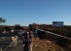 Imagem de Acidente com ônibus deixa 8 mortos em rodovia de MG