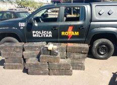 Imagem de Polícia apreende 450 kg de maconha e recupera retroescavadeira roubada em GO