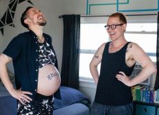 Imagem de Transgênero e parceiro esperam 1º filho biológico nos EUA
