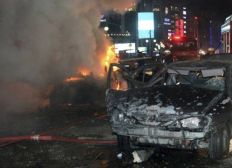 Imagem de Explosão atinge carro militar e fere soldados na Turquia