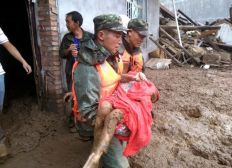 Imagem de Deslizamento de terra mata 8 e deixa 17 desaparecidos na China