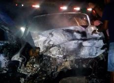 Imagem de Batida frontal entre dois carros mata duas pessoas na BA-120, entre Conceição de Coité e Retirolândia