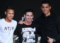 Imagem de Neymar disputa com Cristiano Ronaldo e Messi prêmio de melhor do mundo