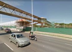 Imagem de Instalação de trecho da nova passarela da Estação CAB altera trânsito na Paralela na madrugada desta terça-feira (14)