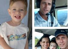 Imagem de FAB confirma ter encontrado avião que desapareceu com piloto, mulher e filho em MT