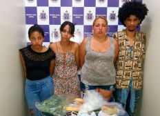 Imagem de Três mulheres e um homem são presos por tráfico e corrupção de menores na Bahia
