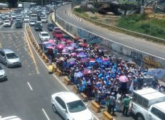 Imagem de Funcionários da Tel Telemática realizam mais um protesto na ACM contra redução de salários