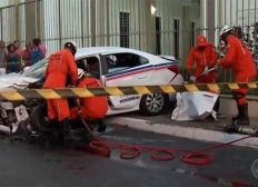 Imagem de Colisão entre táxi e carro deixa um ferido na Federação