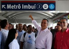 Imagem de Rui faz entrega oficial da Estação Imbuí do Metrô de Salvador à população