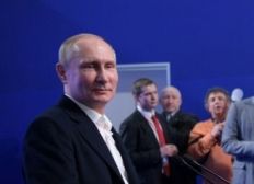 Imagem de Putin tem vitória esmagadora e é reeleito presidente da Rússia