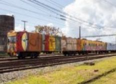 Imagem de Trens do Subúrbio são coloridos com obras dos paulistanos