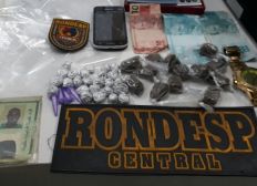 Imagem de Polícia Central captura traficante com drogas em Sussuarana 