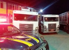 Imagem de PRF em Seabra recupera mais dois caminhões roubados e apreende um com restrição judicial