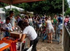 Imagem de O Movimento Salvador Vai de Bike promove o sorteio de uma bicicleta na Feira da Cidade no Imbuí
