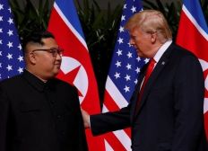Imagem de Trump diz que Coreia do Norte não é mais ameaça nuclear