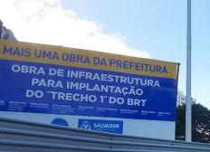 Imagem de Inema fiscaliza obras do BRT e multa prefeitura e consórcio em R$ 50 mil