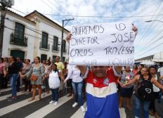 Imagem de Estudantes e pais da Casa Pia realizam novo protesto na Cidade Baixa