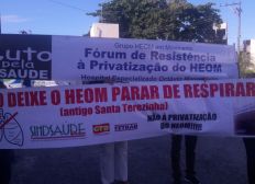 Imagem de Funcionários do HEOM temem por privatização da unidade