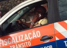 Imagem de Agente da Transalvador é flagrado falando ao celular enquanto dirige; órgão se pronuncia
