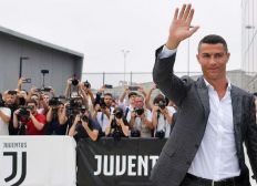Imagem de Cristiano Ronaldo se apresenta à Juventus e inicia pré-temporada