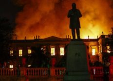 Imagem de ‘Tragédia mundial’, diz Itália sobre fogo no Museu Nacional