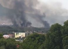 Imagem de Barreiras: Incêndio volta a ocorrer em área de 6 hectares; local fica perto de hospital