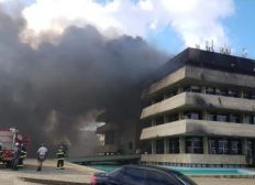 Imagem de Após incêndio, primeiro andar de prédio principal da AL-BA é liberado