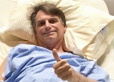 Imagem de Bolsonaro: recuperação é surpreendentemente boa, diz médico; aliados querem vídeo