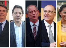 Imagem de CNI/Ibope: rejeição de Bolsonaro é de 44%, Haddad e Marina 27% e Alckmin 19%