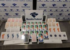 Imagem de Receita Federal apreende 51 iPhones importados de forma irregular no aeroporto do Recife