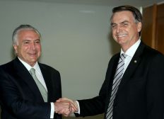 Imagem de Bolsonaro diz que "muita coisa" do governo Temer vai ser mantida