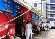 Imagem de Hemóveis mantêm atendimentos aos doadores de sangue em Salvador e Feira de Santana