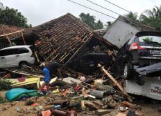 Imagem de Tsunami deixa 168 mortos e 745 feridos na Indonésia, segundo autoridades