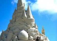 Imagem de Castelo de areia mais alto do mundo é eleito