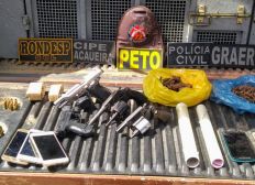 Imagem de Ação Conjunta   Armas, drogas e seis prisões durante operação em Maraú 
