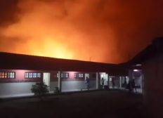 Imagem de Incêndio destrói vegetação que fica em aldeia indígena do sul da Bahia