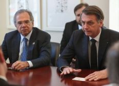 Imagem de Bolsonaro e Guedes discutem criação de moeda comum com a Argentina