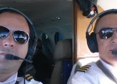 Imagem de Piloto morre durante voo, copiloto assume comando do avião e faz pouso de emergência em Campo Grande