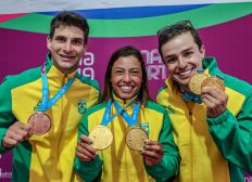 Imagem de Brasil abre última semana do Pan como vice-líder do quadro de medalhas