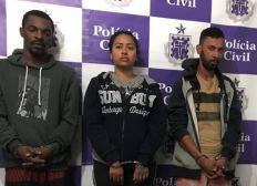 Imagem de Polícia prende trio acusado de tráfico de drogas, em Seabra