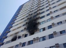 Imagem de Incêndio atinge apartamento no bairro de Brotas