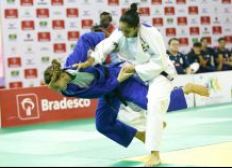 Imagem de Brasil vence todas as lutas contra a Áustria no Super Desafio de Judô, em Lauro de Freitas