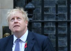 Imagem de Boris Johnson está infectado com o coronavírus