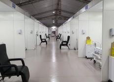 Imagem de Hospital de Campanha entra em funcionamento na área externa do Hospital do Subúrbio